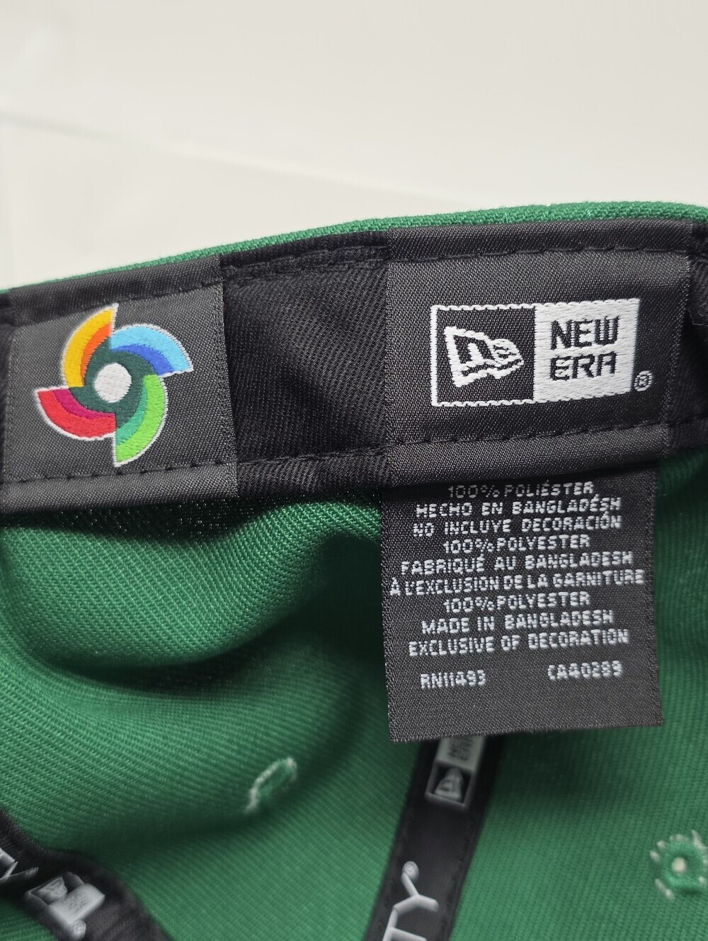 New Era 59Fifty Mexico Fitted Hat Size 7 1/2 Green Red WBC 2026 Baseball New - Picture 8 of 10